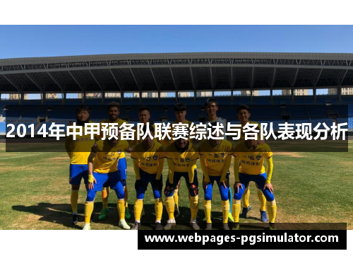 2014年中甲预备队联赛综述与各队表现分析
